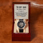 To My DAD - Men's Openwork Watch