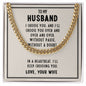 I choose you - Cuban Chain Necklace