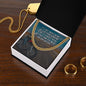 It's not about being better - Cuban Chain Necklace