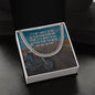 It's not about being better - Cuban Chain Necklace