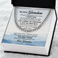 To My Grandson - Cuban Chain Necklace