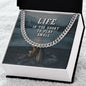 Life is too short to play small - Cuban Chain Necklace