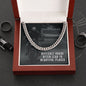 Difficult roads often lead to beautiful places - Cuban Chain Necklace