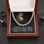God doesn't give the hardest battles to his toughest warrior - Cuban Chain Necklace