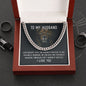 To My Husband - Cuban Chain Necklace