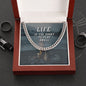Life is too short to play small - Cuban Chain Necklace
