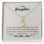 To My Daughter - Alluring Beauty Necklace