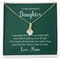 To My Wonderful Daughter - Alluring Beauty Necklace