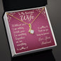 To My Beautiful Wife - Alluring Beauty Necklace