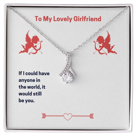 To My Lovely Girlfriend - Alluring Beauty Necklace