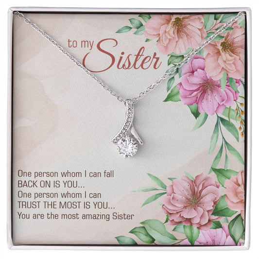 To My Sister - Alluring Beauty Necklace