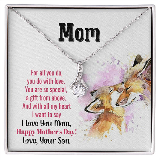 To My Mom - Alluring Beauty Necklace