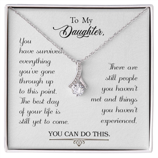 To My Daughter - Alluring Beauty Necklace