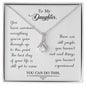 To My Daughter - Alluring Beauty Necklace