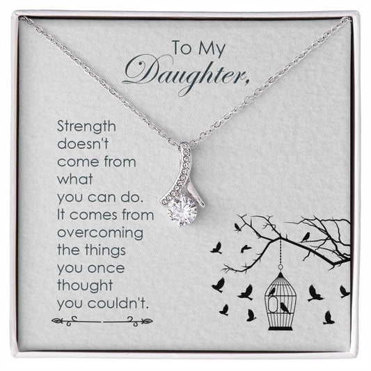 To My Daughter - Alluring Beauty Necklace