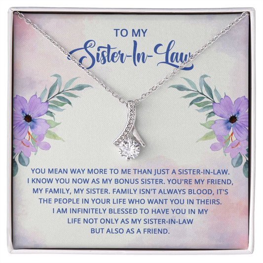 To My Sister - Alluring Beauty Necklace