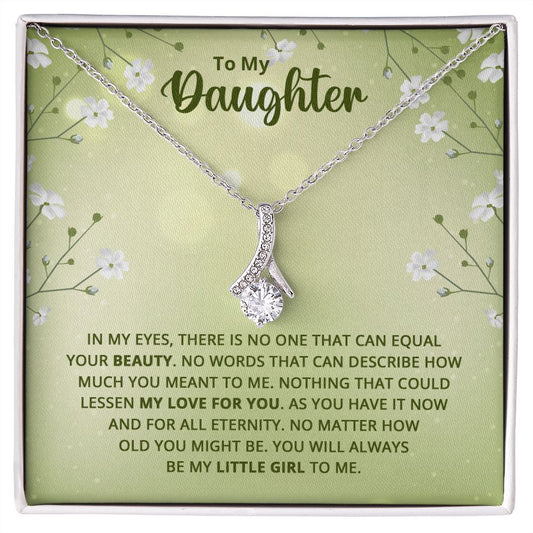 To My Daughter - Alluring Beauty Necklace