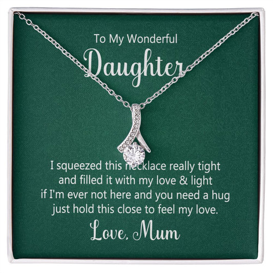 To My Wonderful Daughter - Alluring Beauty Necklace