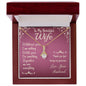 To My Beautiful Wife - Alluring Beauty Necklace