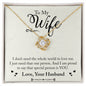 To My Wife - Love Knot Necklace