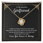 To My Beautiful Girlfriend - Love Knot Necklace