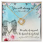 To Sister - Love Knot Necklace