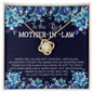 To The Best Mother in Law - Love Knot Necklace