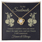 To My Soulmate - Love Knot Necklace