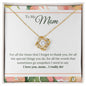 To My Mom - Love Knot Necklace