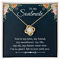 To My Soulmate - Love Knot Necklace