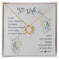 To My Wife - Love Knot Necklace