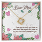 To My Mom - Love Knot Necklace