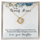 To My Bonus Mom - Love Knot Necklace