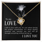 To My Love - Love Knot Necklace