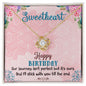 Happy Birthday - Love Knot Necklace