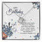 Happy Birthday - Love Knot Necklace