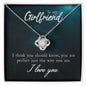 To My  Girlfriend - Love Knot Necklace
