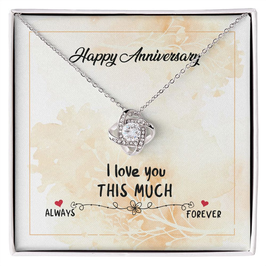 Happy Anniversary - Love Knot Necklace