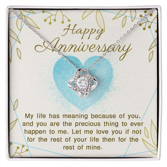 Happy Anniversary - Love Knot Necklace