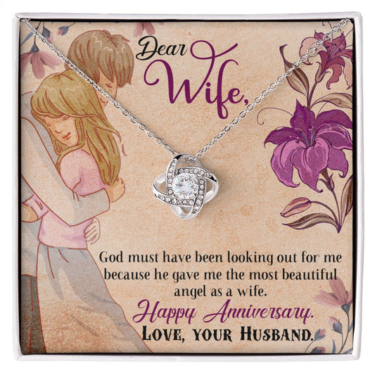 To My Wife - Love Knot Necklace