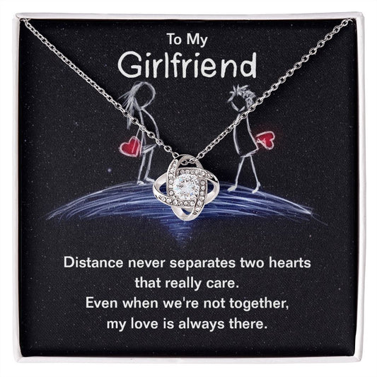 To My Girlfriend - Love Knot Necklace