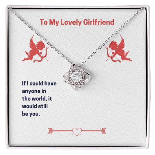 To my Girlfriend - Love Knot Necklace