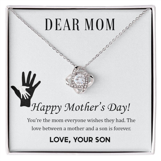 To My Mom - Love Knot Necklace