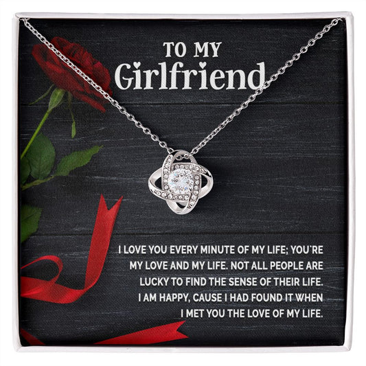 To My Girlfriend - Love Knot Necklace