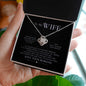 To My Wife - Love Knot Necklace