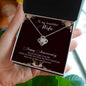 To My Beautiful Wife - Love Knot Necklace