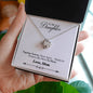 To My Daughter - Love Knot Necklace