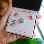 To my Girlfriend - Love Knot Necklace