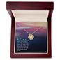 To My Mother In Law - Love Knot Necklace