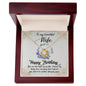 To My Beautiful Wife - Love Knot Necklace